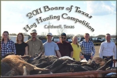 Boars of Texas 2011 Hog Hunting Competition Photos